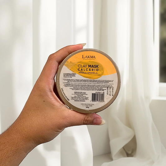 CLAY MASK CALCARIO - ARGILA AMARELA - 150g LAKMA