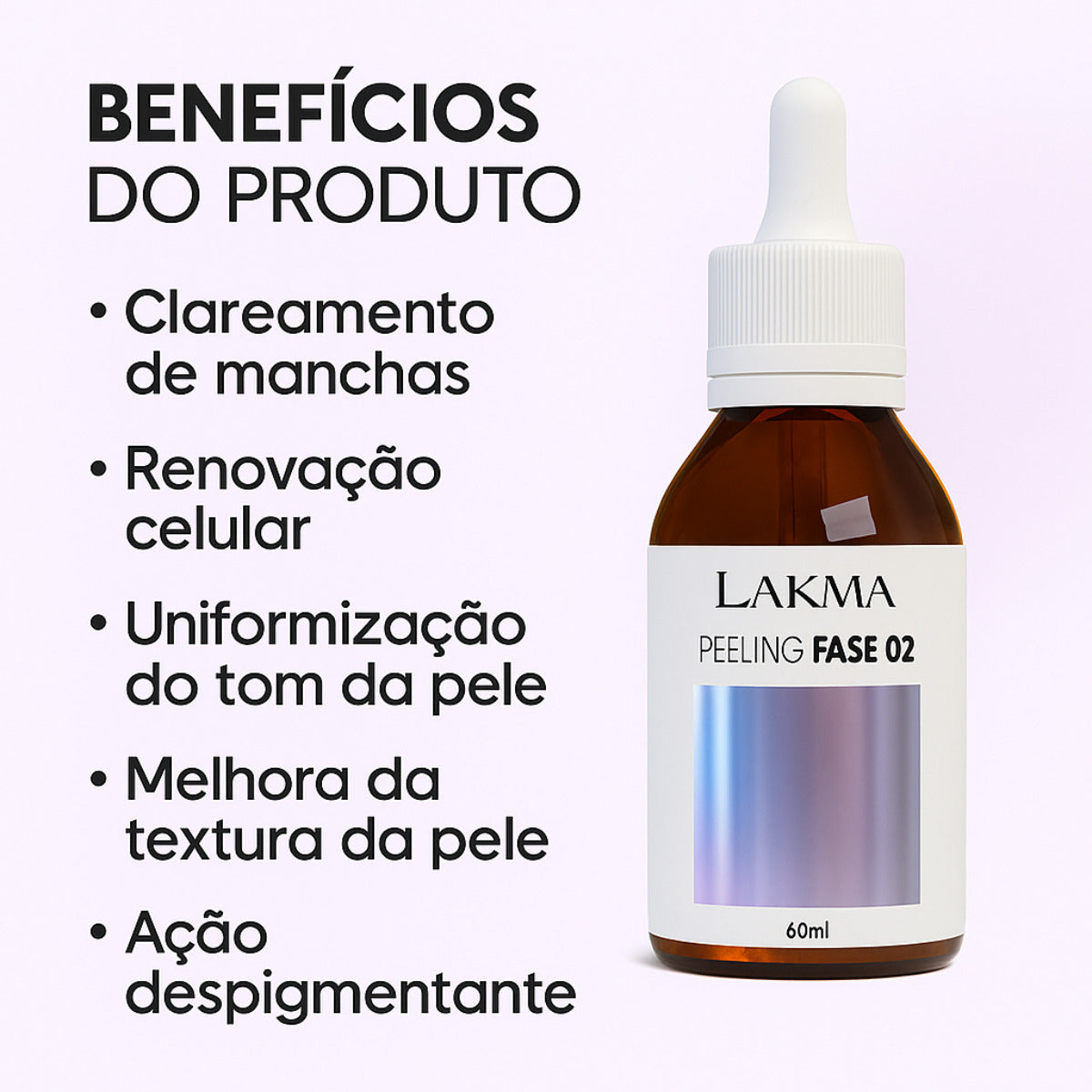 FLUIDO FACIAL PEELING FASE 2 60ML  LAKMA