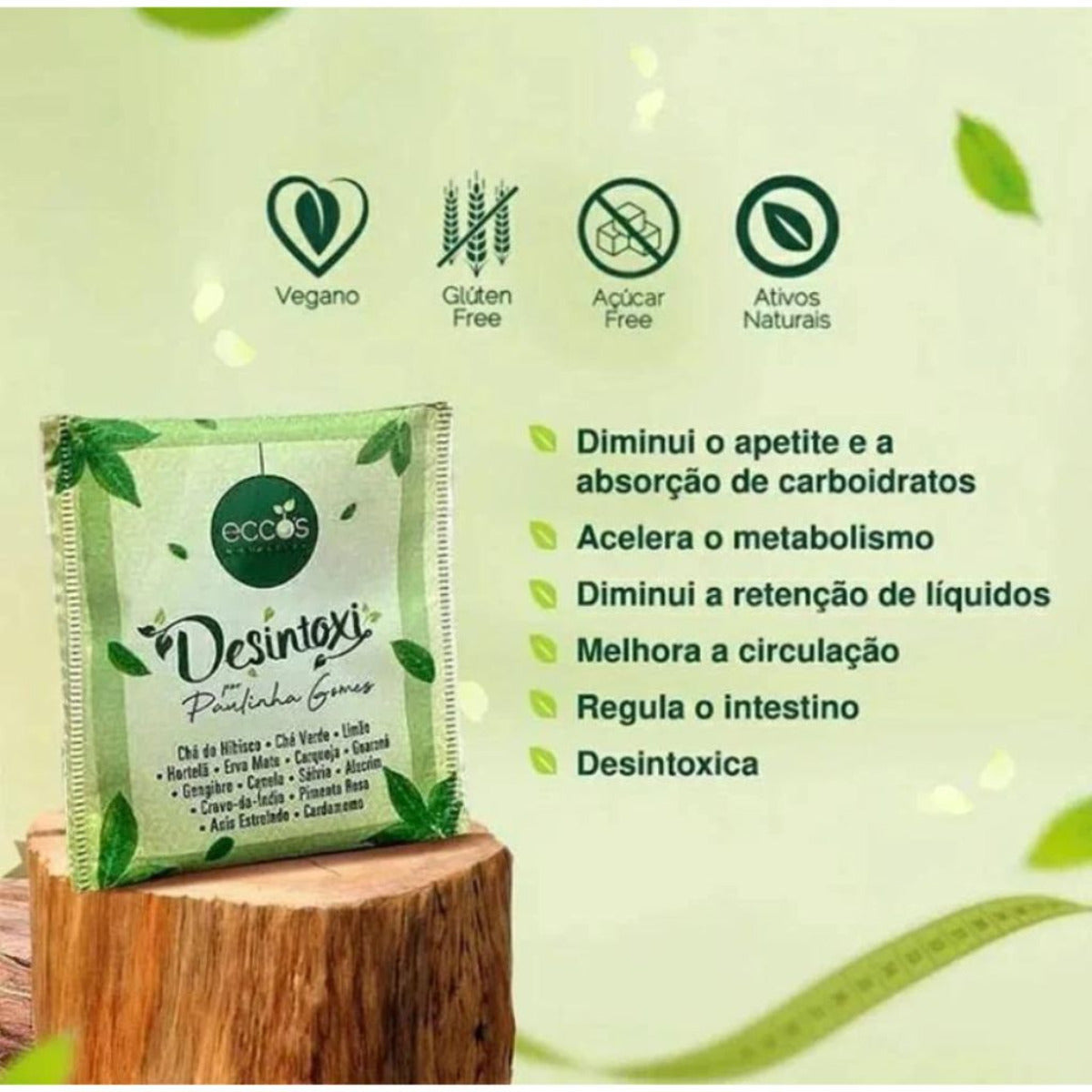 CHÁ DESINTOXI 60 SACHES ECCOS