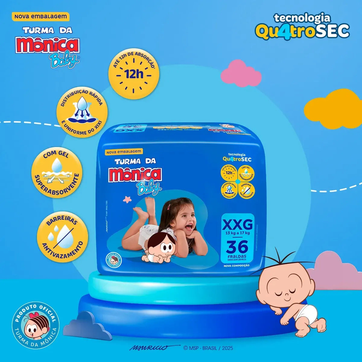 Turma Da Monica Mega XXG com 36