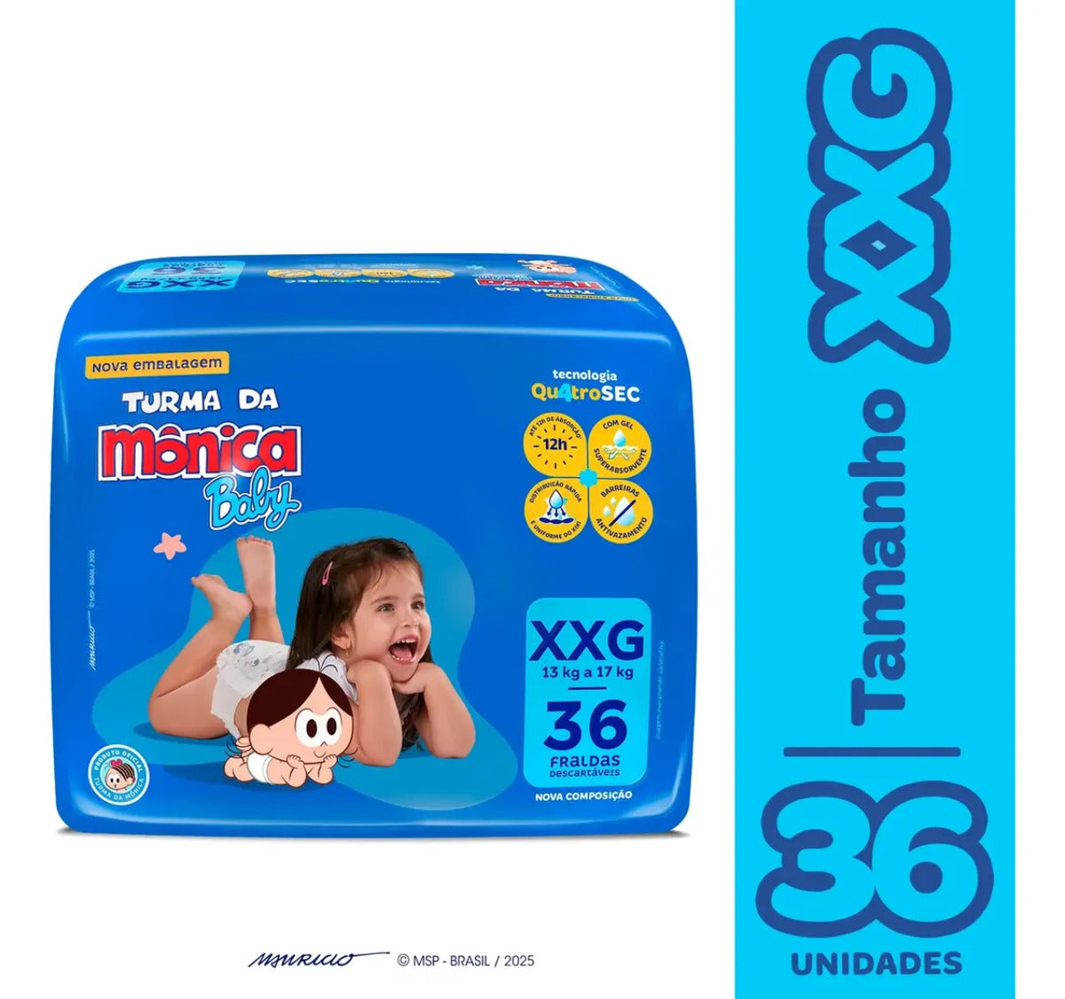 Turma Da Monica Mega XXG com 36