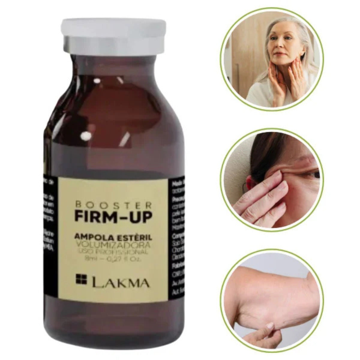 AMPOLA  VOLUMIZADORA BOOSTER FIRM-UP 5 AMPOLAS 8ML LAKMA