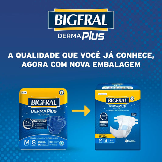 BIGFRAL DERMA PLUS NOTURNA ECONOMICA XG COM 16 UNI