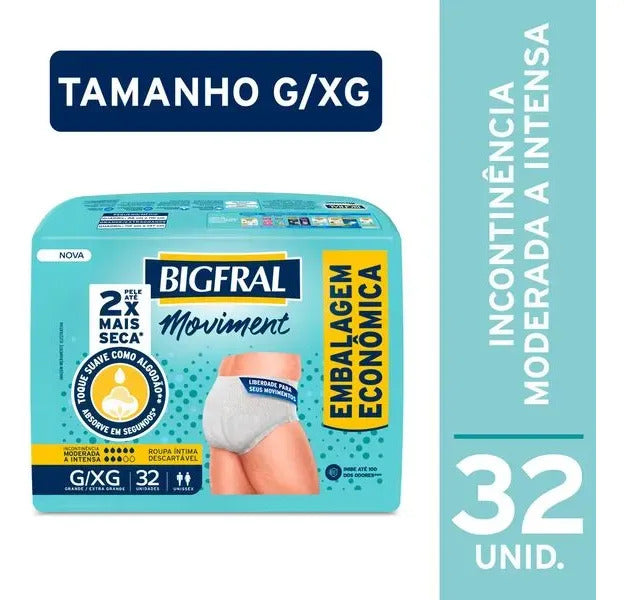 BIGFRAL ROUPA ÍNTIMA MOVIMENT G/XG 32