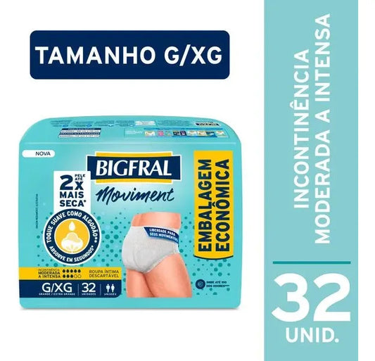 BIGFRAL ROUPA ÍNTIMA MOVIMENT G/XG 32