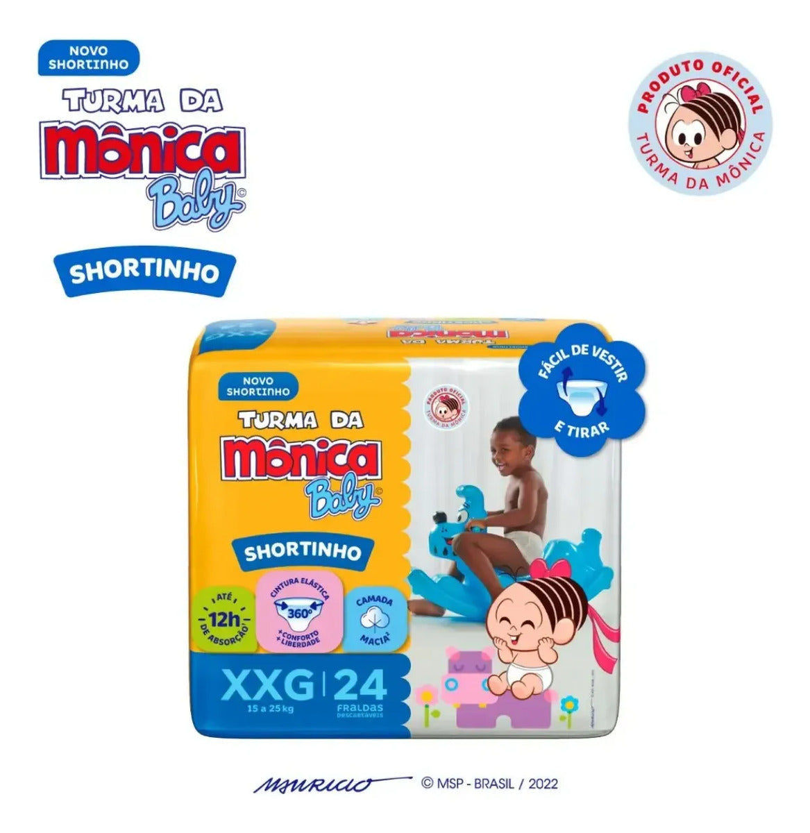 TURMA DA MONICA SHORT XXG 24 MKP