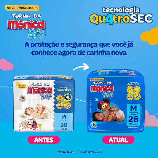 Turma da Mônica Baby M com 28 Unidades