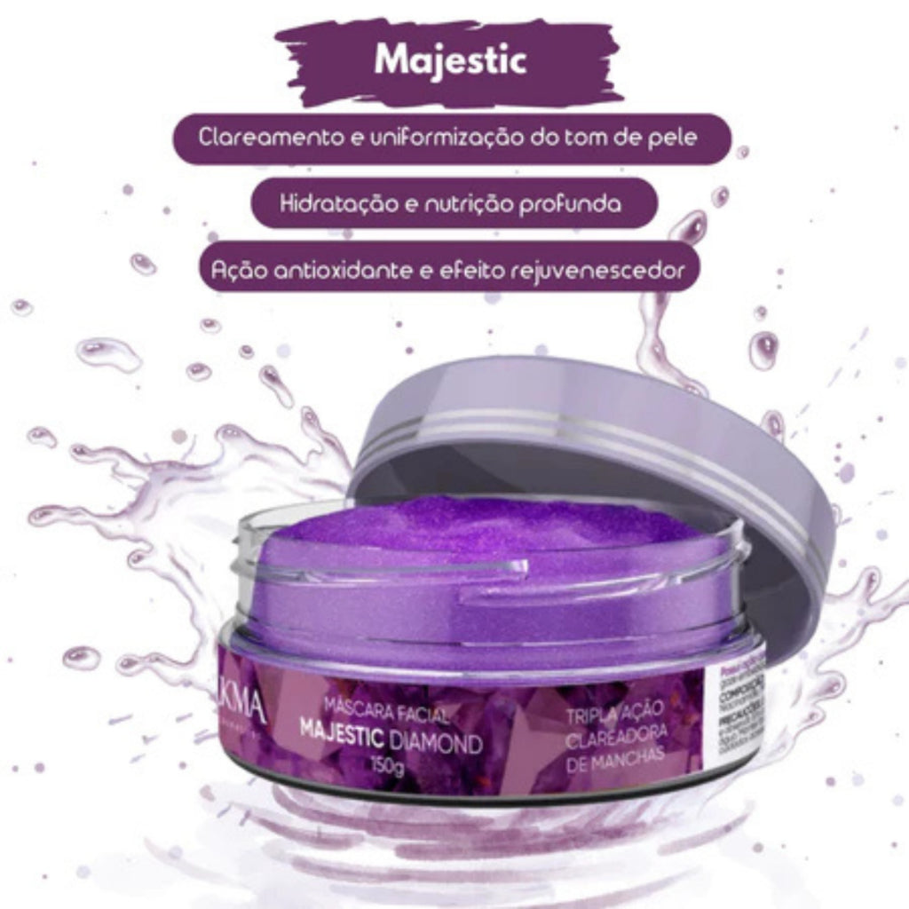 Kit Máscaras Lakma 150g – Zen Marine, Majestic e Coração do Oceano