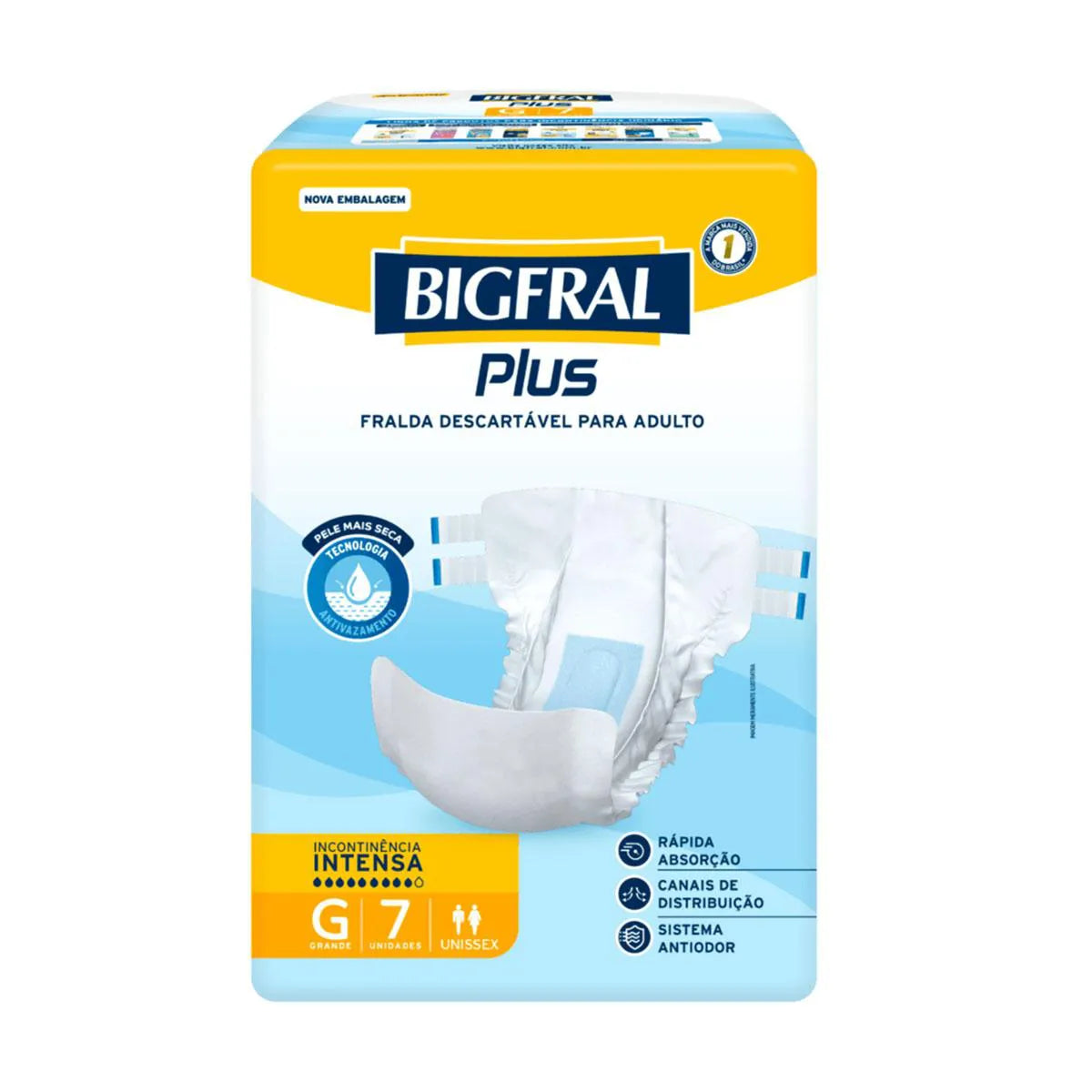 Bigfral Plus Tamanho G com 7 Unidades